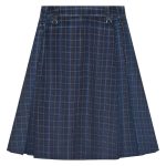 EXPÉDIÉ DE PARIS - Jupe Noir Ecossaise Carreaux Rouge Blanc Noir Bicolore Punk EUR 19,00 - FR