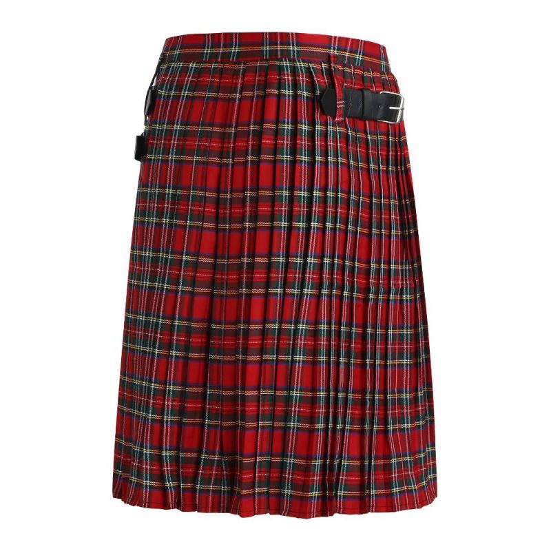 Kilt Écossais Traditionnel Rouge Et Vert