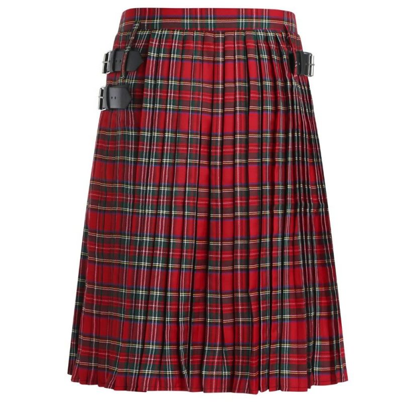 Kilt Écossais Traditionnel Rouge Et Vert